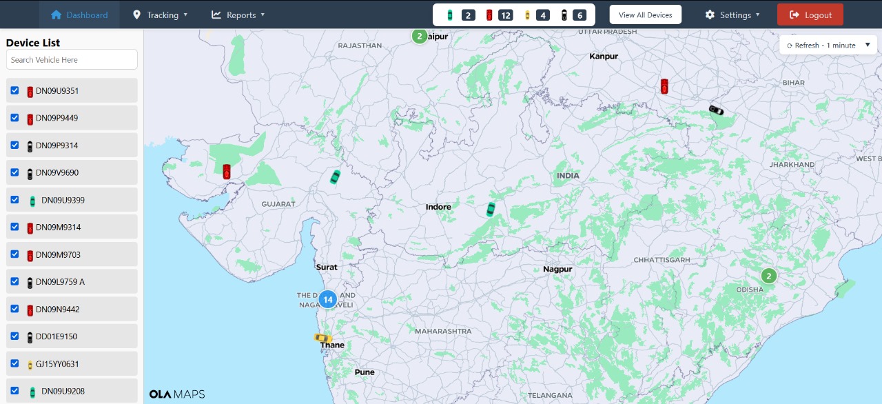 Real-time vehicle monitoring
