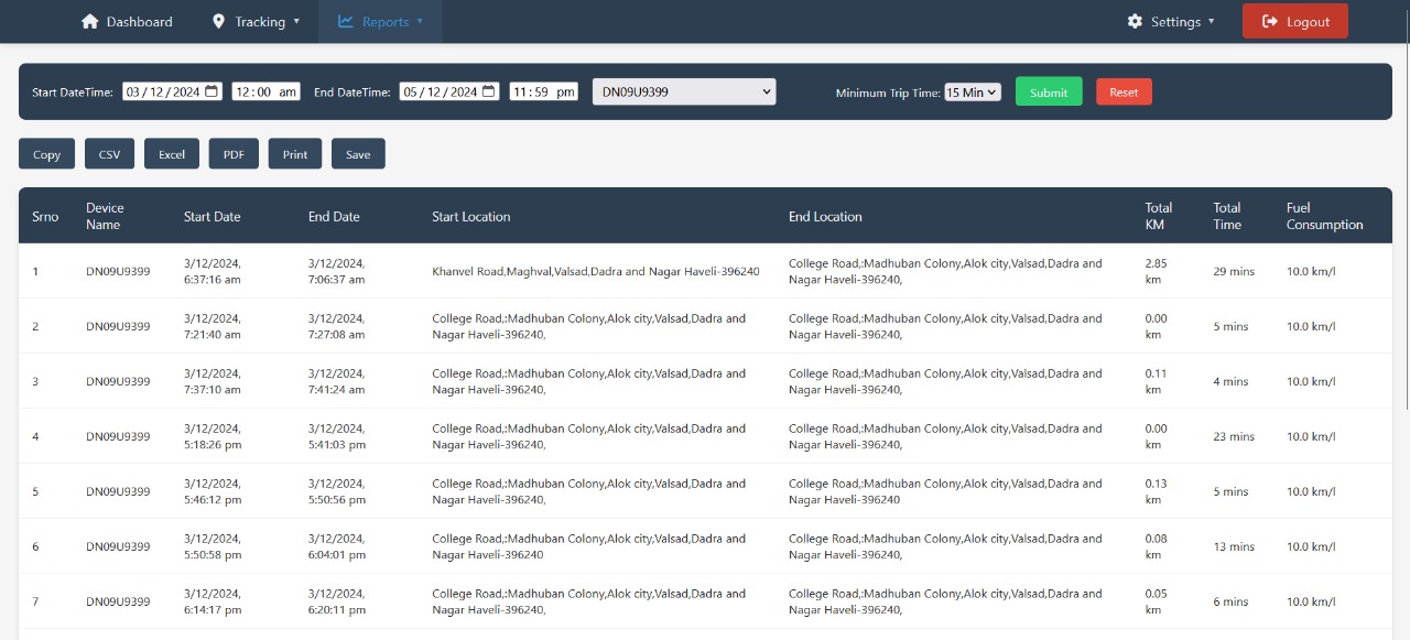 Advanced fleet reporting and analytics